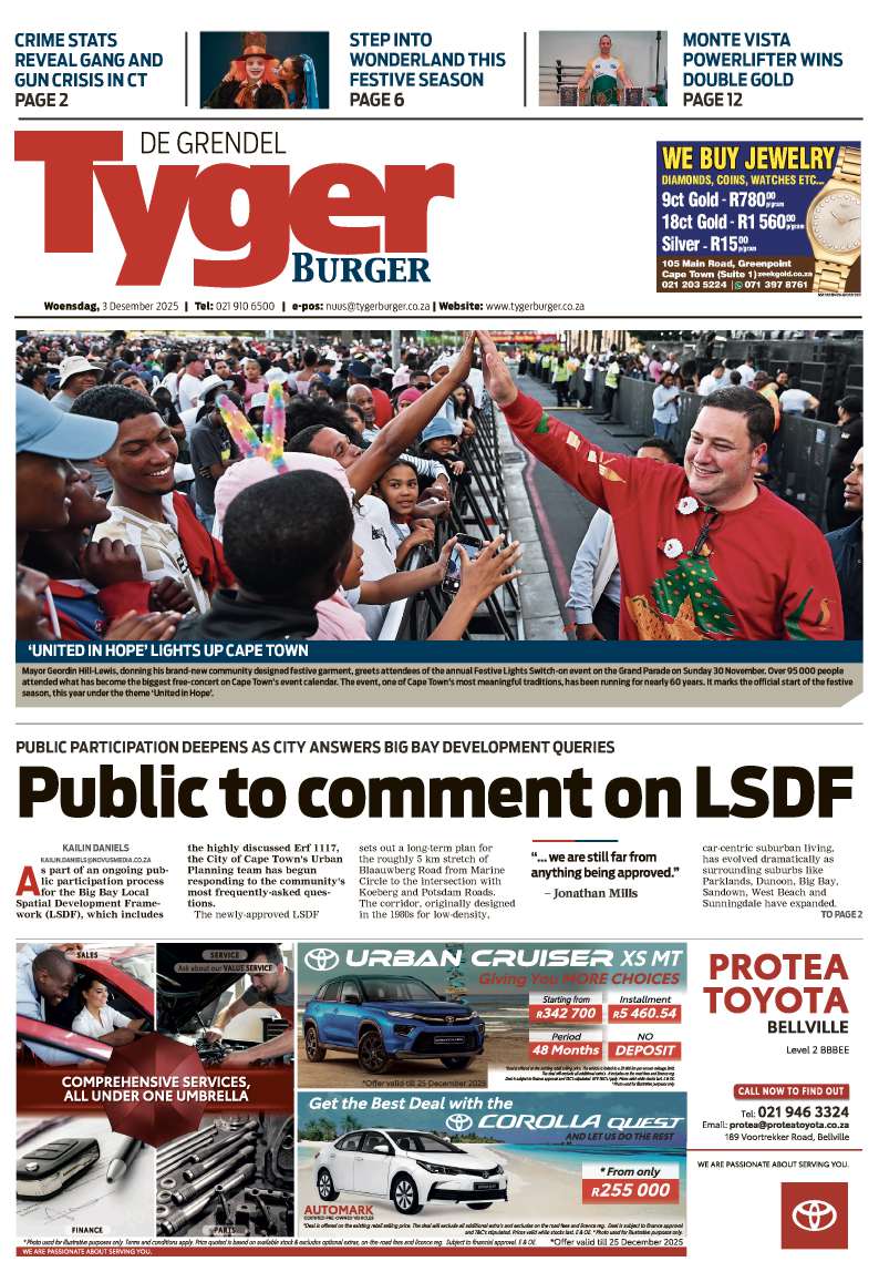 TygerBurger | De Grendel | E-Edition | 3 December 2025