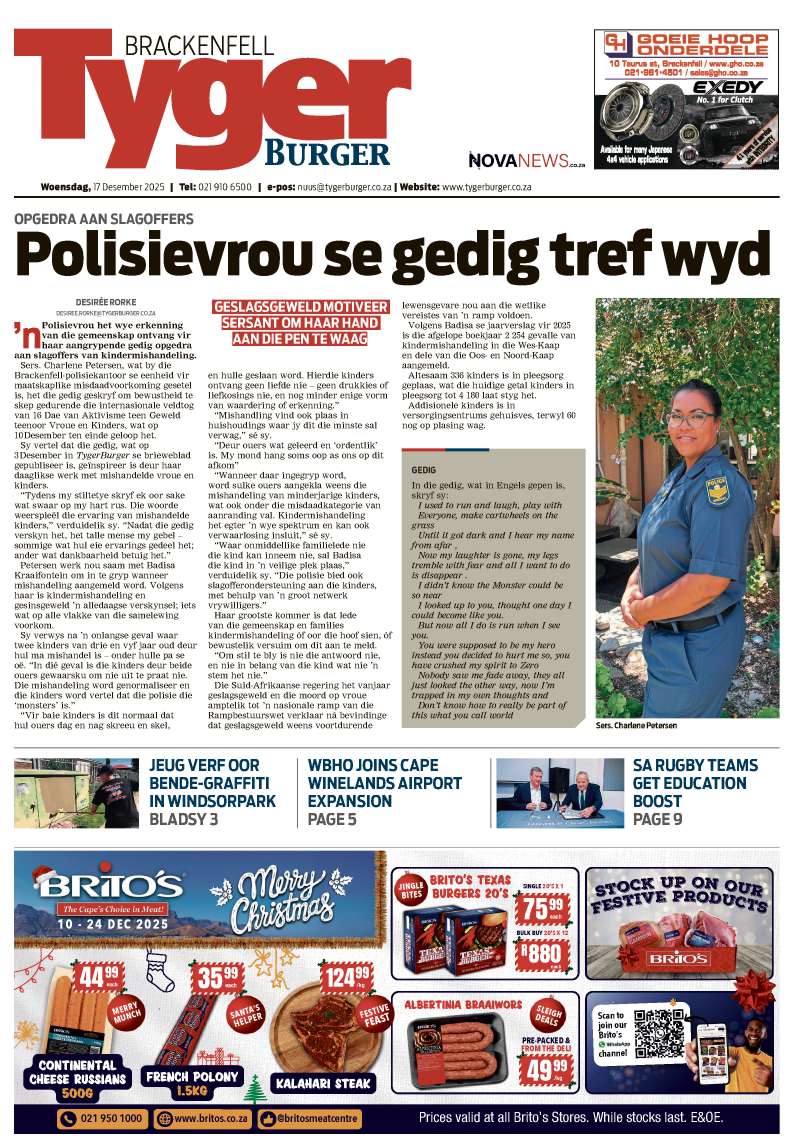 TygerBurger | Brackenfell | E-Edition | 17 December 2025