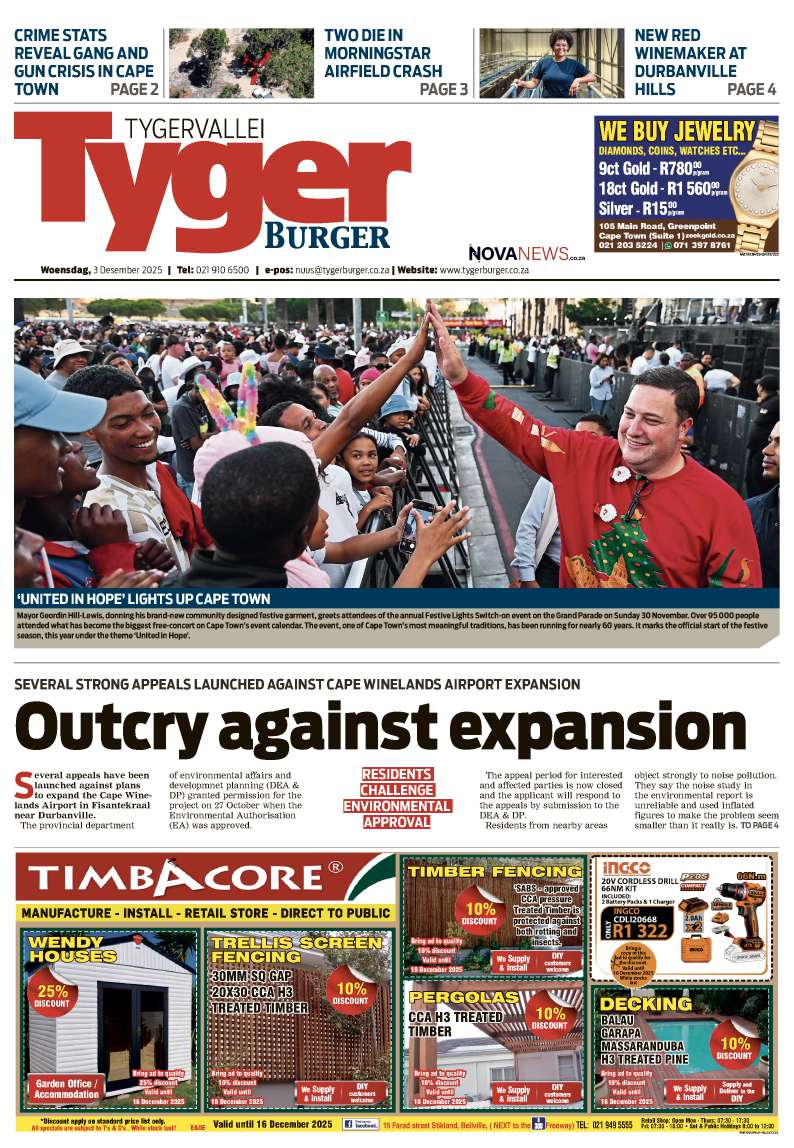 TygerBurger | Tygervalley| E-Edition | 3 December 2025