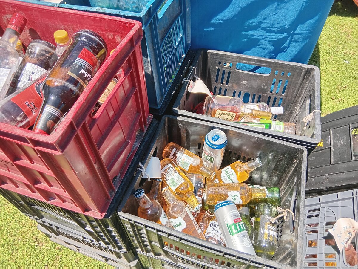 The City disposes of about 15 000l of confiscated alcohol annually.