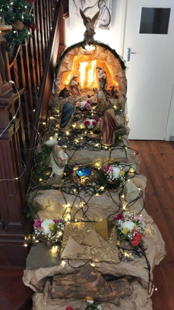The nativity scene at Redemtoris Mater Seminary in Rondebosch