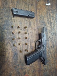 Police confiscate guns