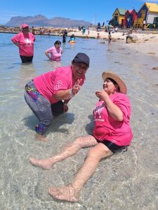 Weekly walkers make Westridge Gardens come alive with pink