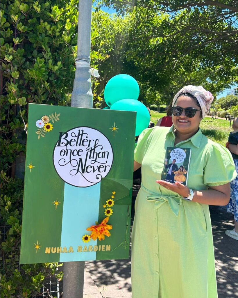 Indie author Nuhaa Bardien has published two romance novels.