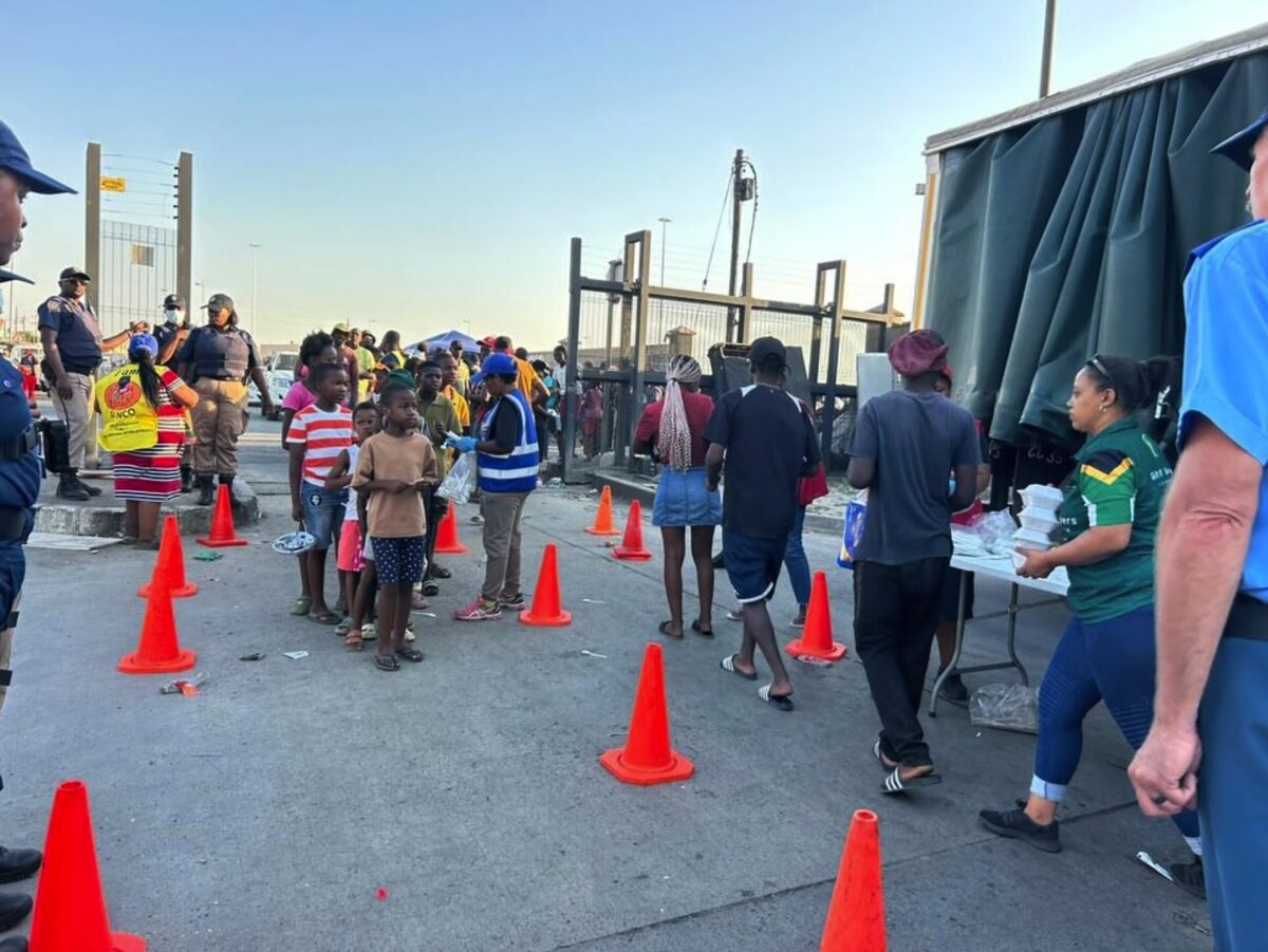
Children in Dunoon receiving nourishing meals.