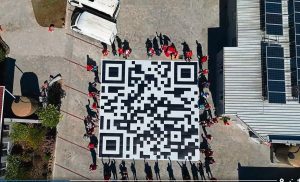 South Africa’s largest printed QR code unveiled at Eric Miles Cheshire Home