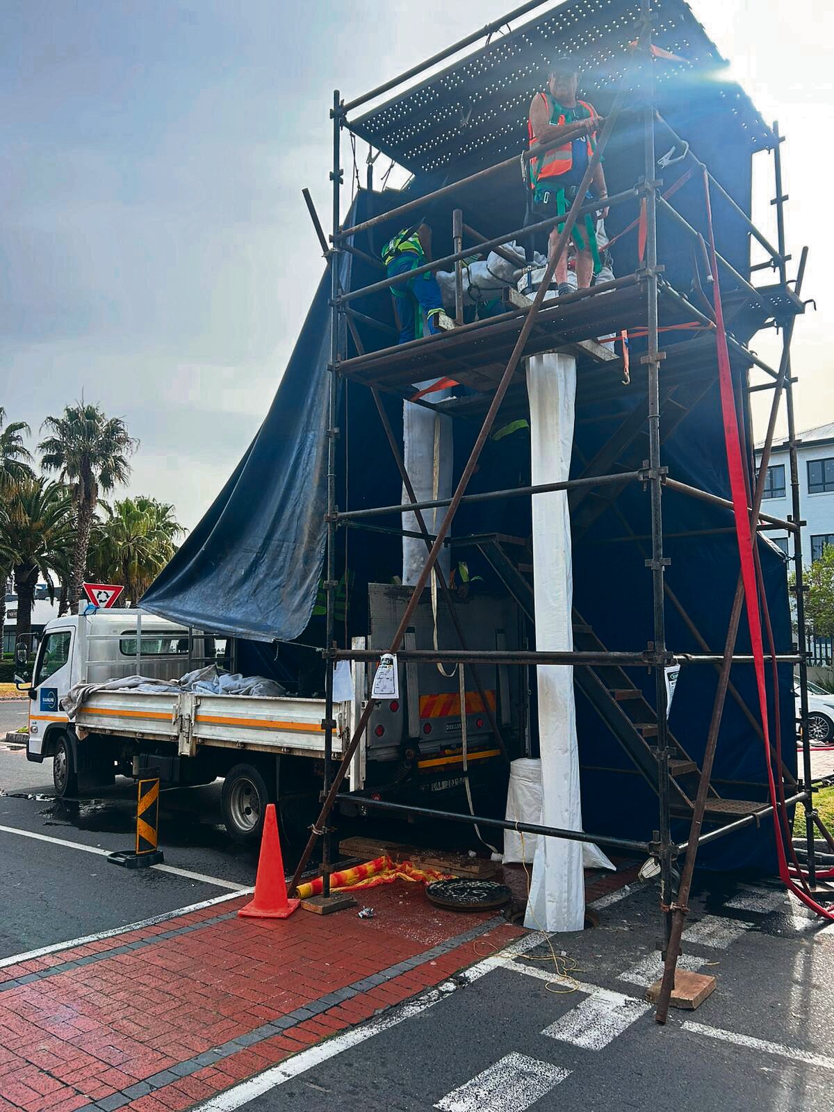 The City’s Water and Sanitation Directorate’s rehabilitation of the sewer pipes in Century City that was completed by the end of October 2025.