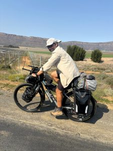 Pedalling for purpose: Man’s 7 000km journey to bring joy to children