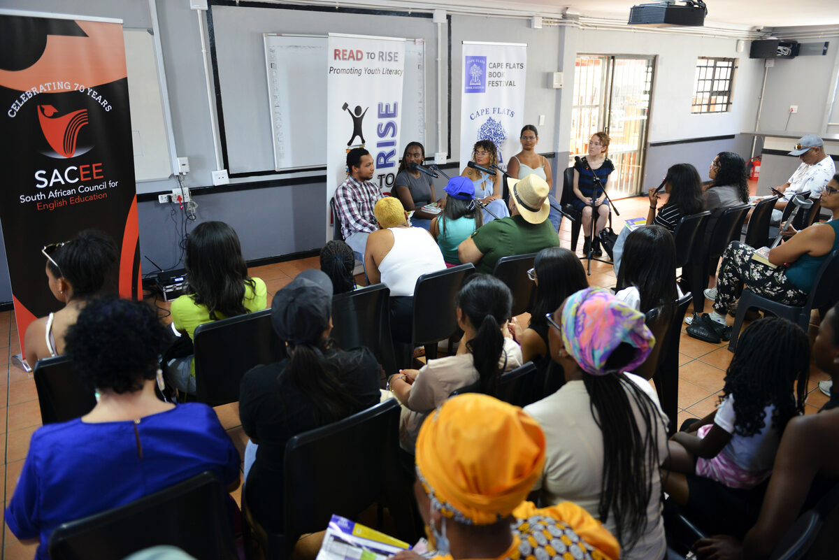 The festival takes place across six stages, adults, young adults, children, workshops, poerty and Afrikaans poetry.