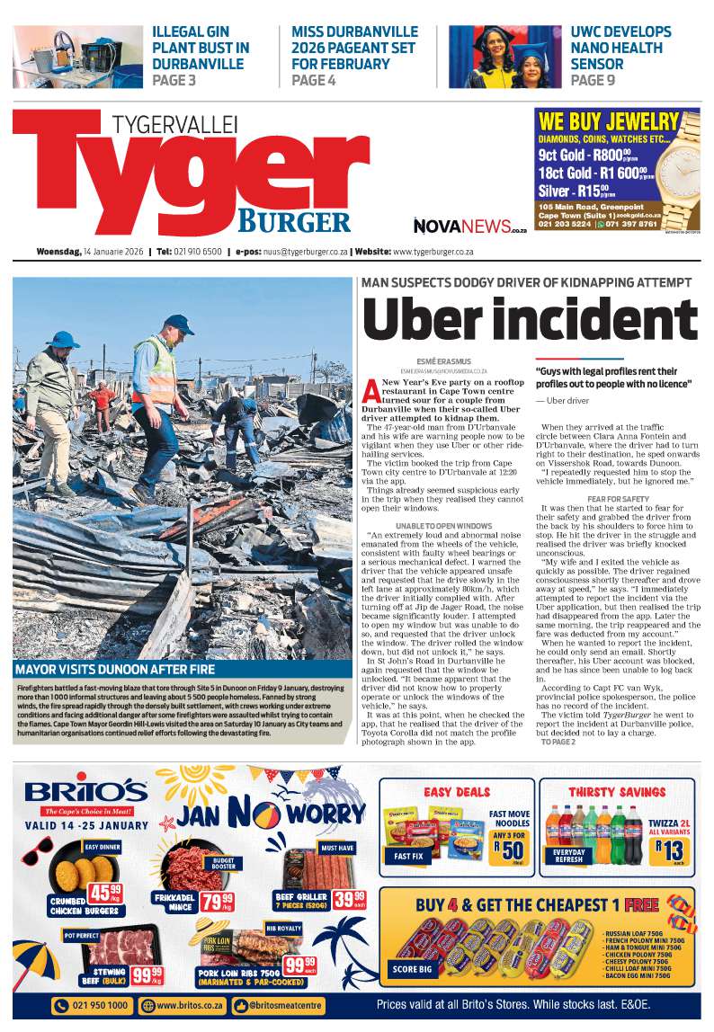 TygerBurger | Tygervalley| E-Edition | 14 January 2026