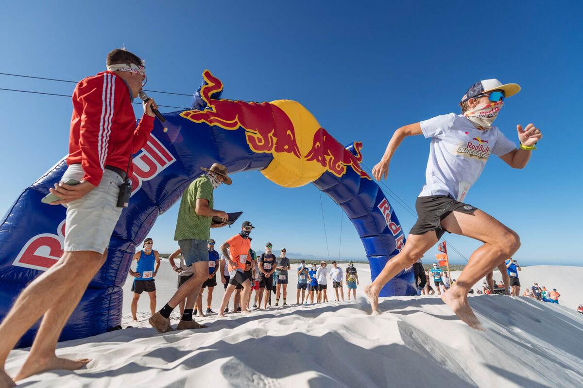 Ryan Sandes at the 2020 Red Bull Dune Dusters.