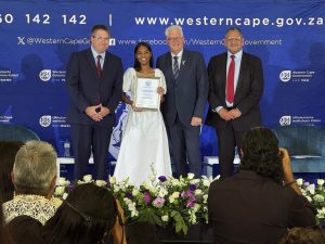 Strandfontein learner earns Top 40 Western Cape matric recognition