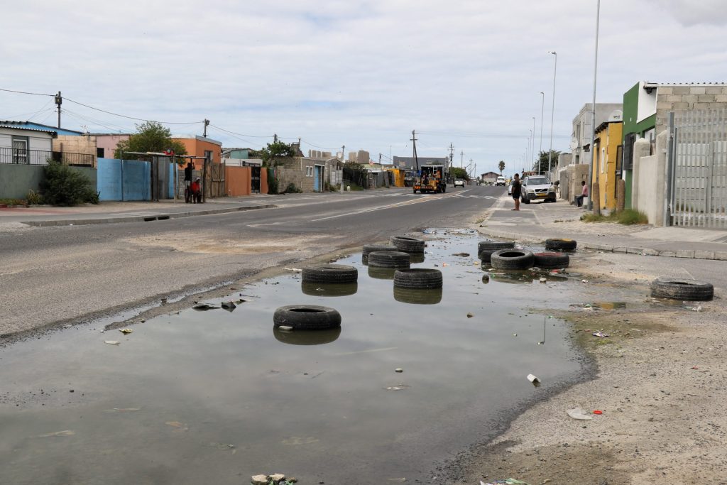 Rioolwater in Wesbank