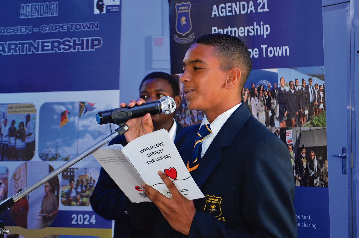 Poetry book launced at Soneike High School in Kuils River