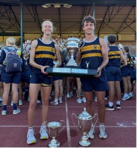 Sportmanskap vier hooggety by Top 5 Atletiek op Coetzenburg