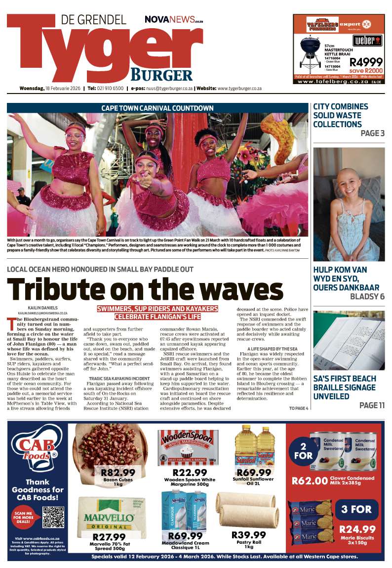 TygerBurger | De Grendel | E-Edition | 18 February 2026