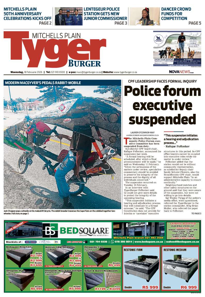 TygerBurger | Mitchells Plain | E-Edition | 18 February 2026