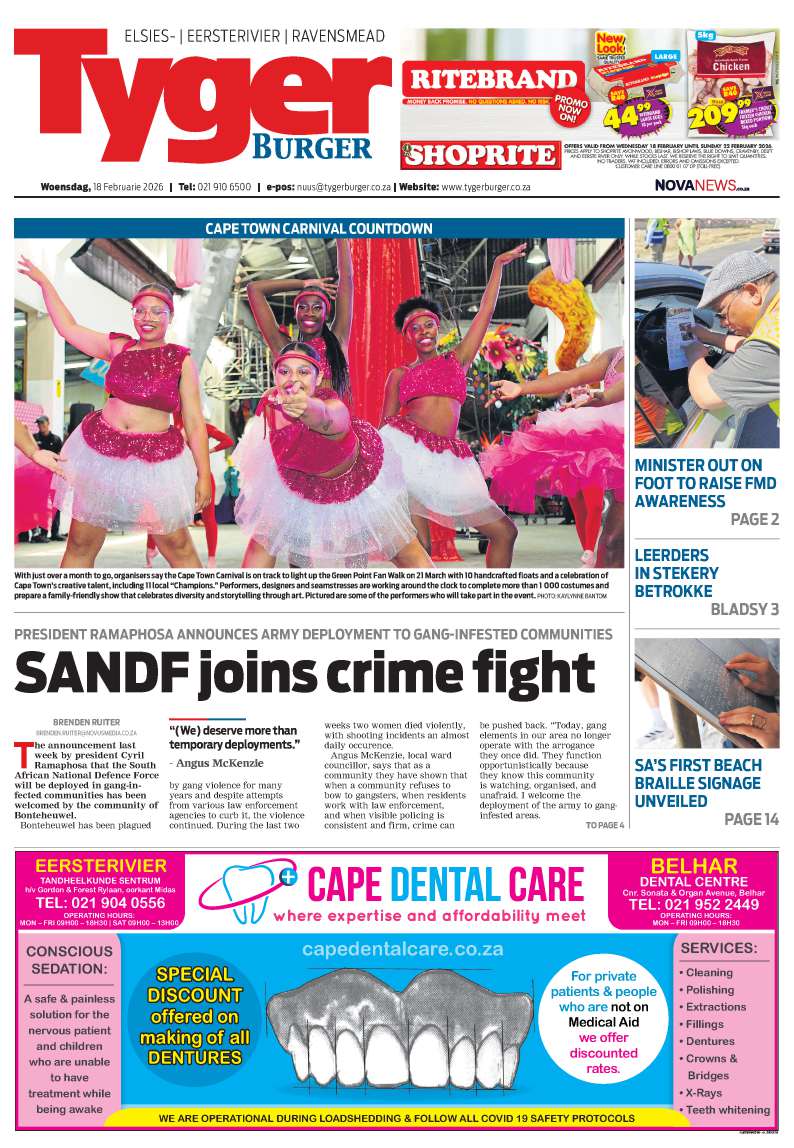 TygerBurger | Elsies | Eersterivier | Ravensmead | E-Edition | 18 February 2026