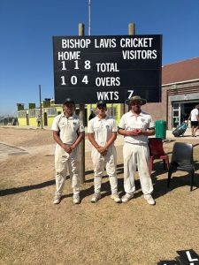 Bishop Lavis Cricket club is back to winning ways