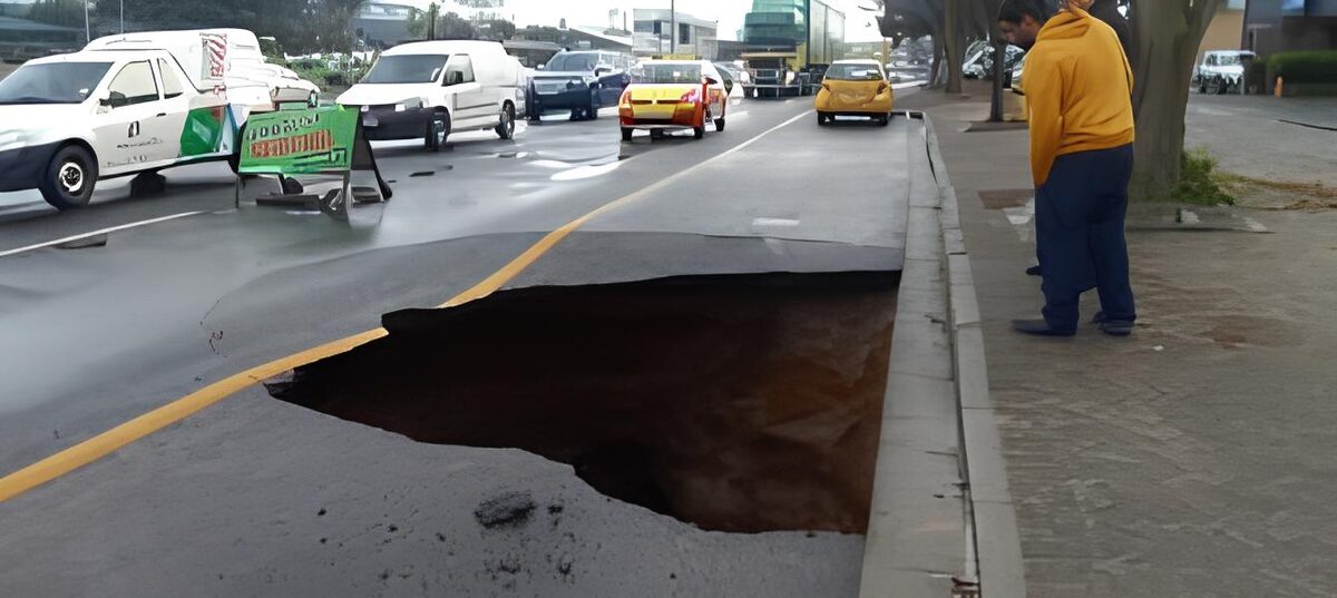 
Multiple sinkholes from sewer collapses have disrupted Montague Drive traffic since 2023.