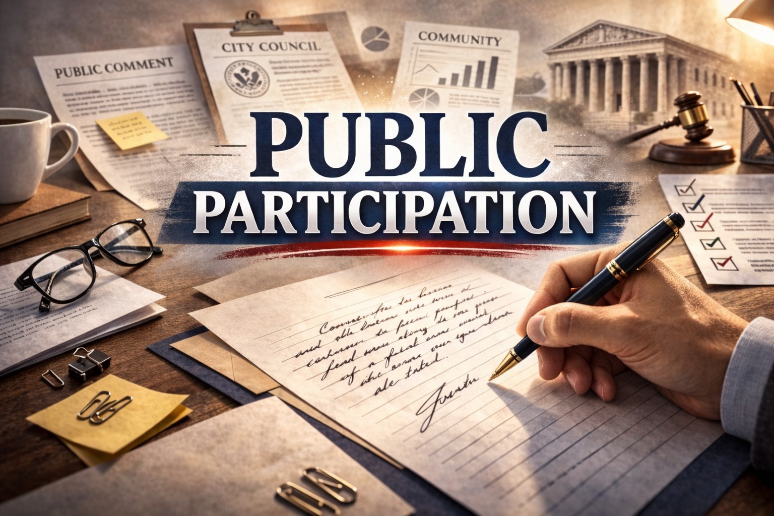 file image of public participation forms
