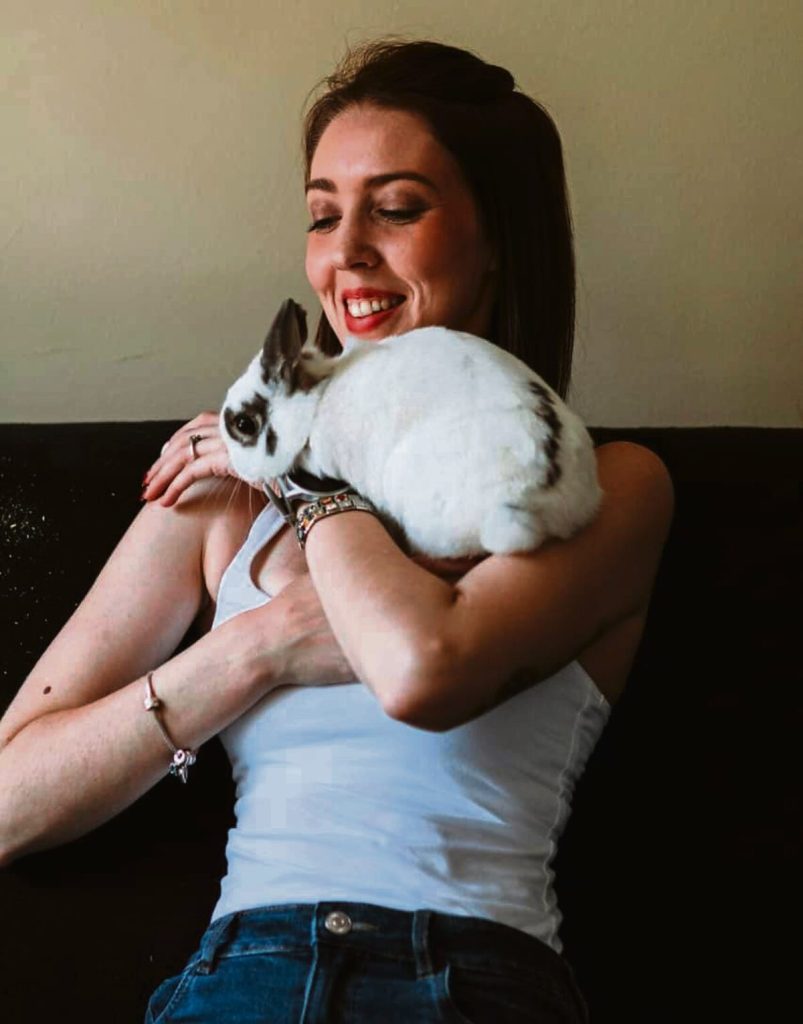 Kaylin-Lee Eveleigh from Durbanville is a foster carer for bunnies.