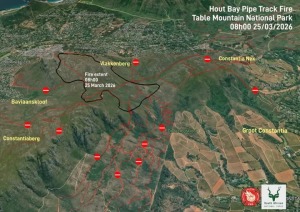 Working on fire helicopter crashes during Hout Bay mountain fire operations