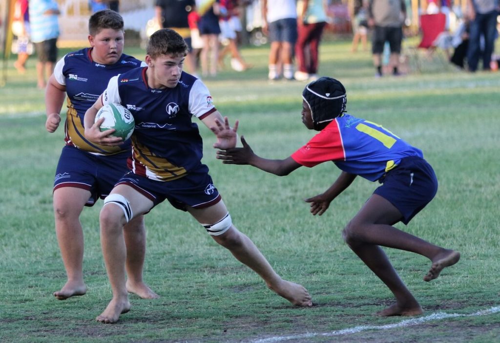 Connor Hayes (Mikro) with the ball 