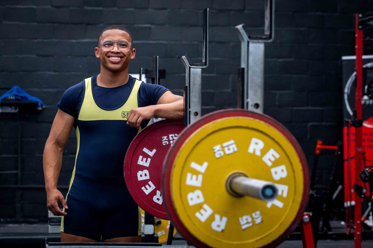 UWC nursing student lifts three times his body weight