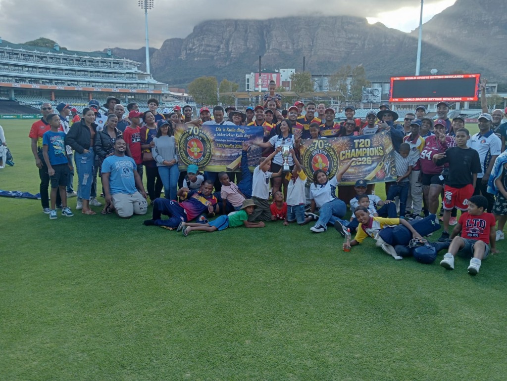 Kuils River Clicket Club fans at Newlands.