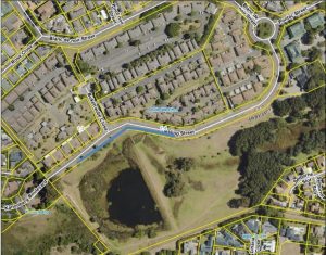 New pedestrian footways under construction in Cape Town