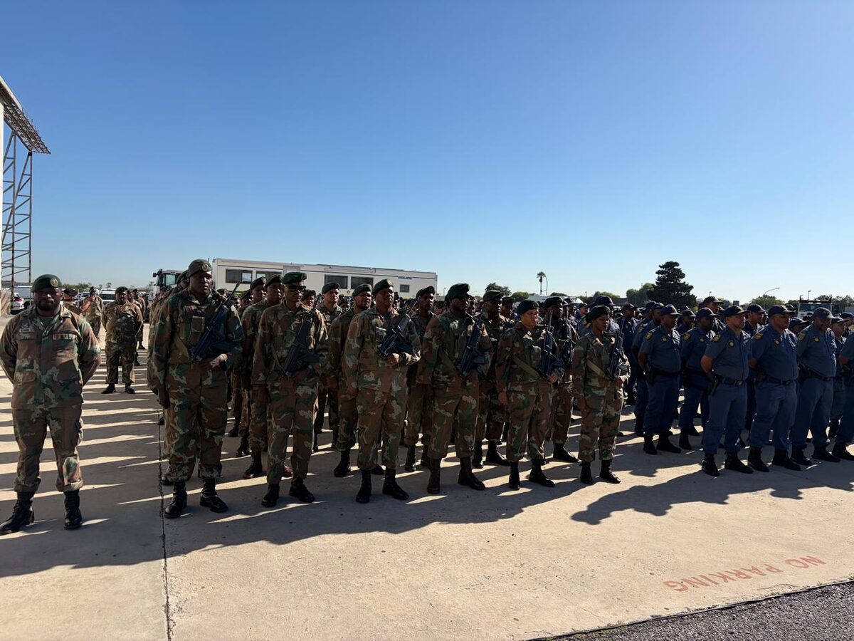 Operation Prosper commenced with a joint operational parade held at 35 Squadron in Belhar.