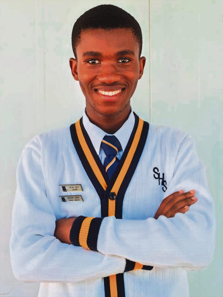 Lihle Mdiza, head boy of Soneike High School,