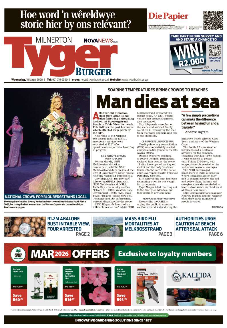 TygerBurger | Milnerton | E-Edition | 18 March 2026