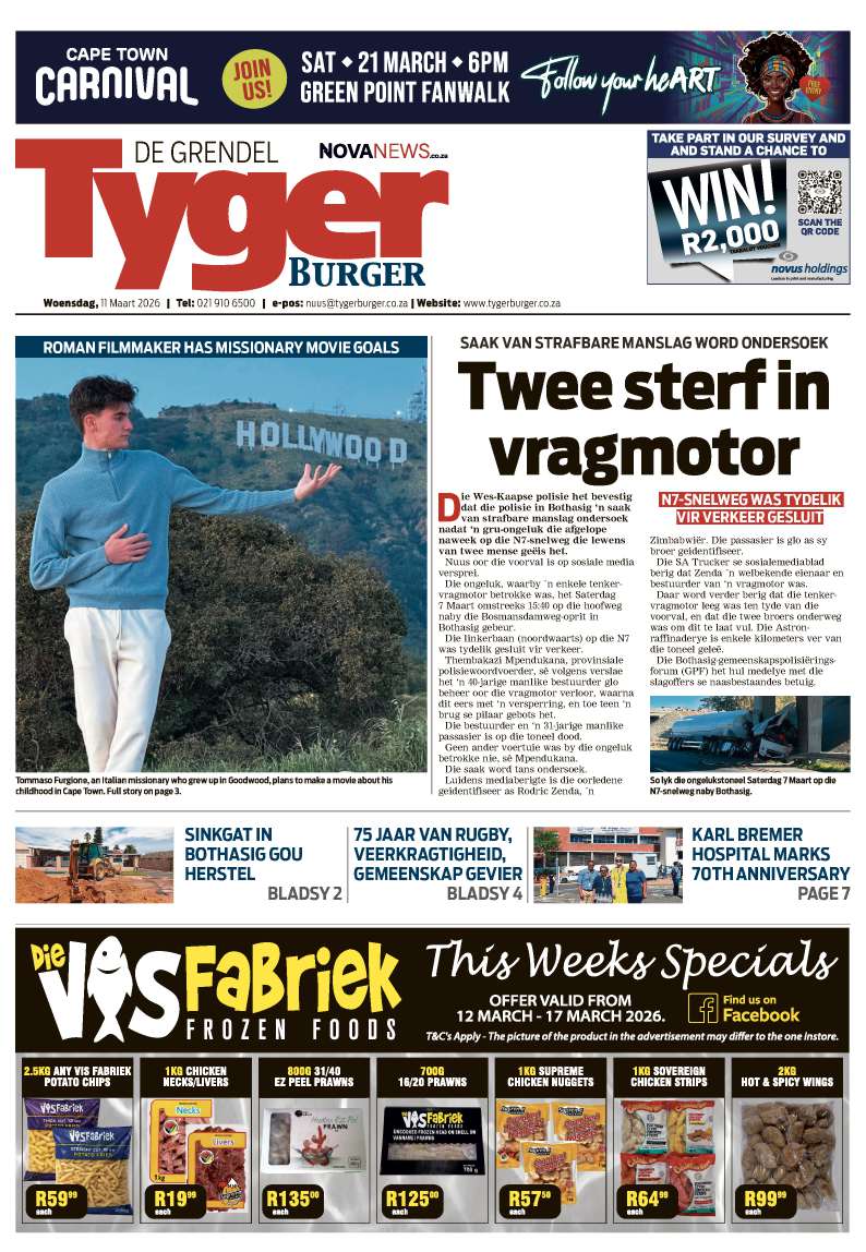 TygerBurger | De Grendel | E-Edition | 11 March 2026