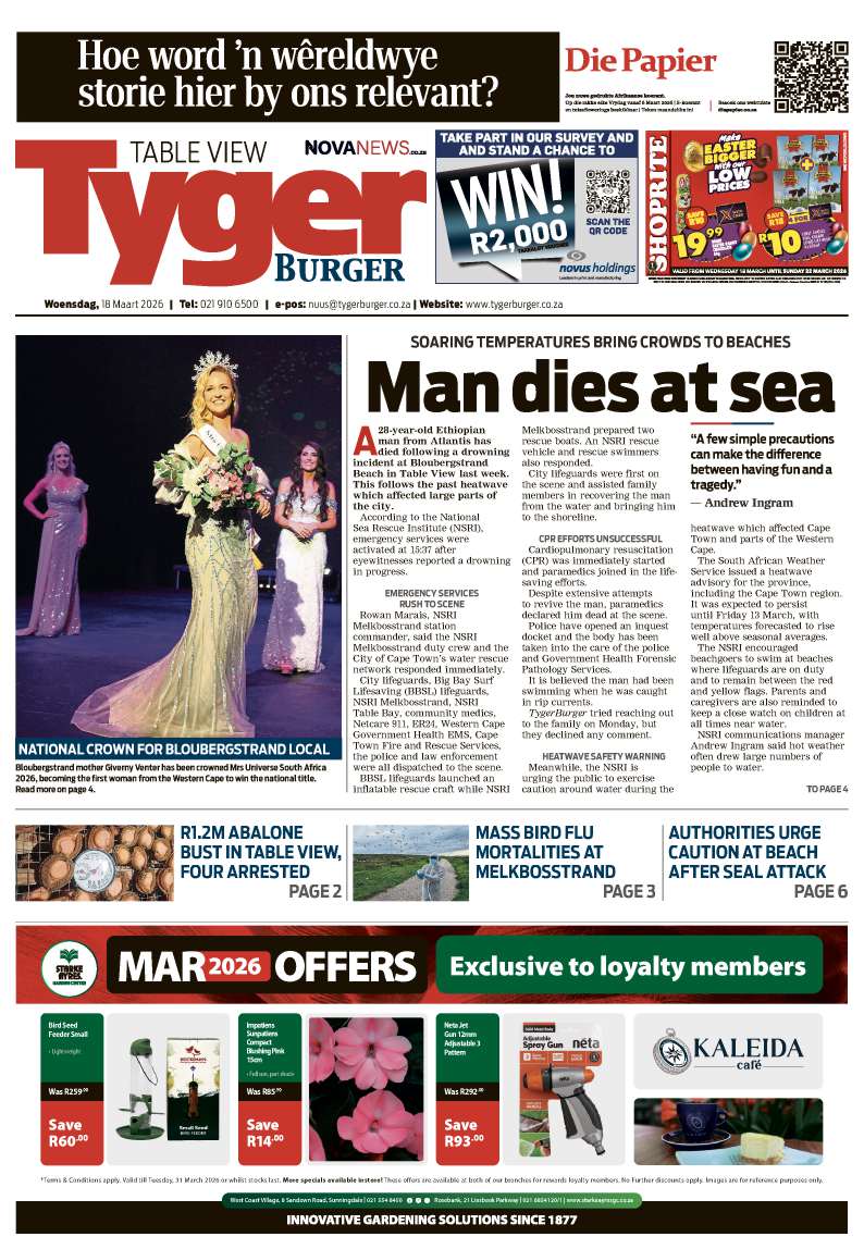 TygerBurger | Tableview | E-Edition | 18 March 2026