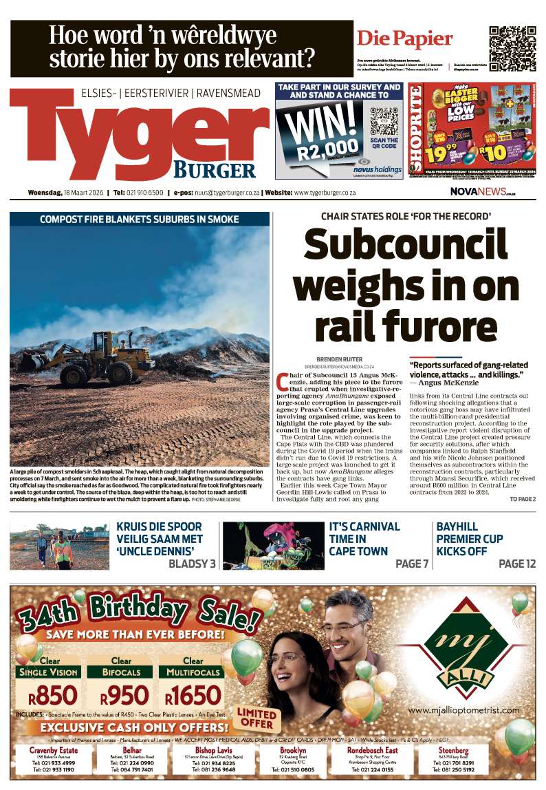 TygerBurger | Elsies | Eersterivier | Ravensmead | E-Edition | 18 March 2026