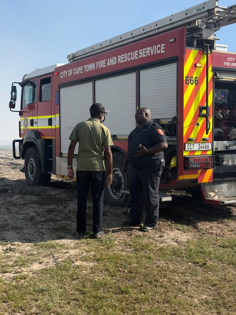 Emergency services at the scene