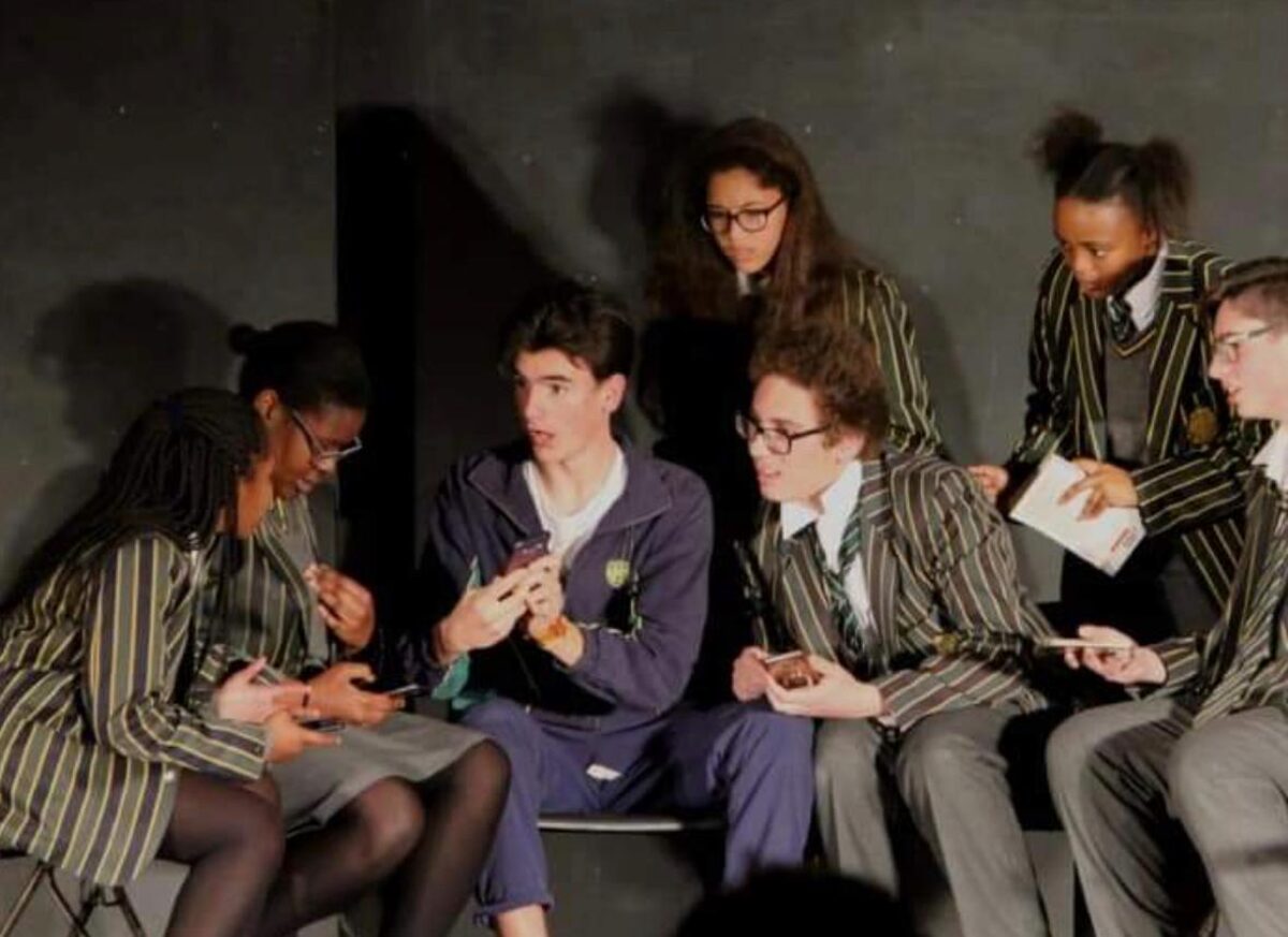 Furgione directs his schoolmates at CBC St John’s, Parklands, in 2019 for a short school film.