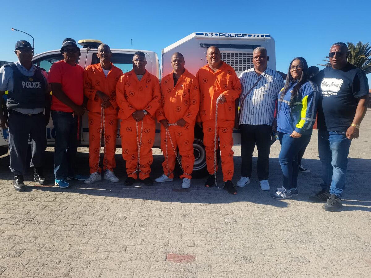 The team that presented the programme at Eastville on Monday.