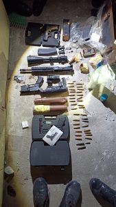 Soldier arrested on Saturday the for possession of firearms