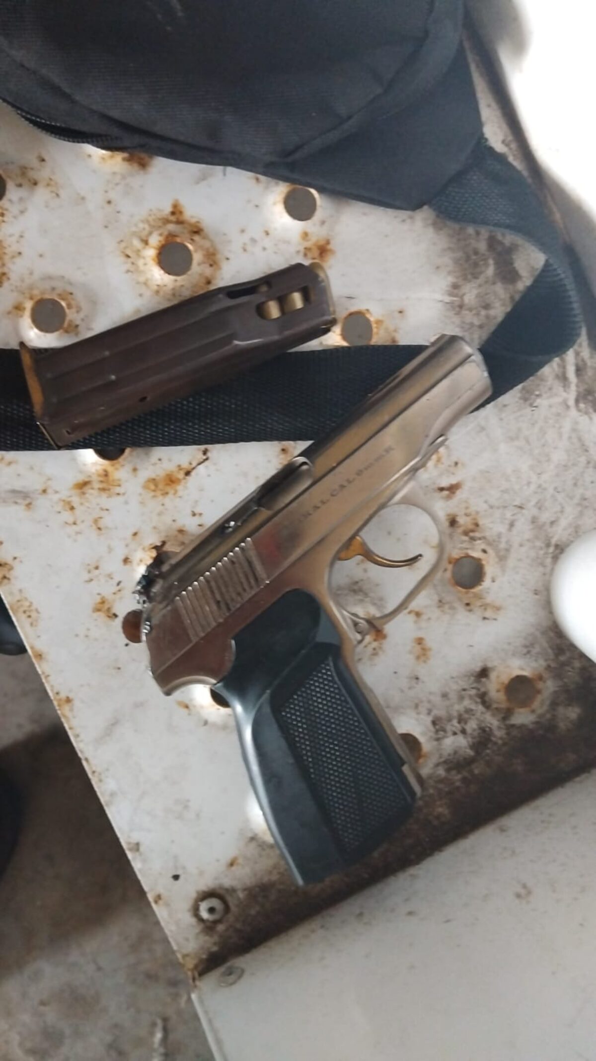 Police confiscated a gun from a man in Lentegeur