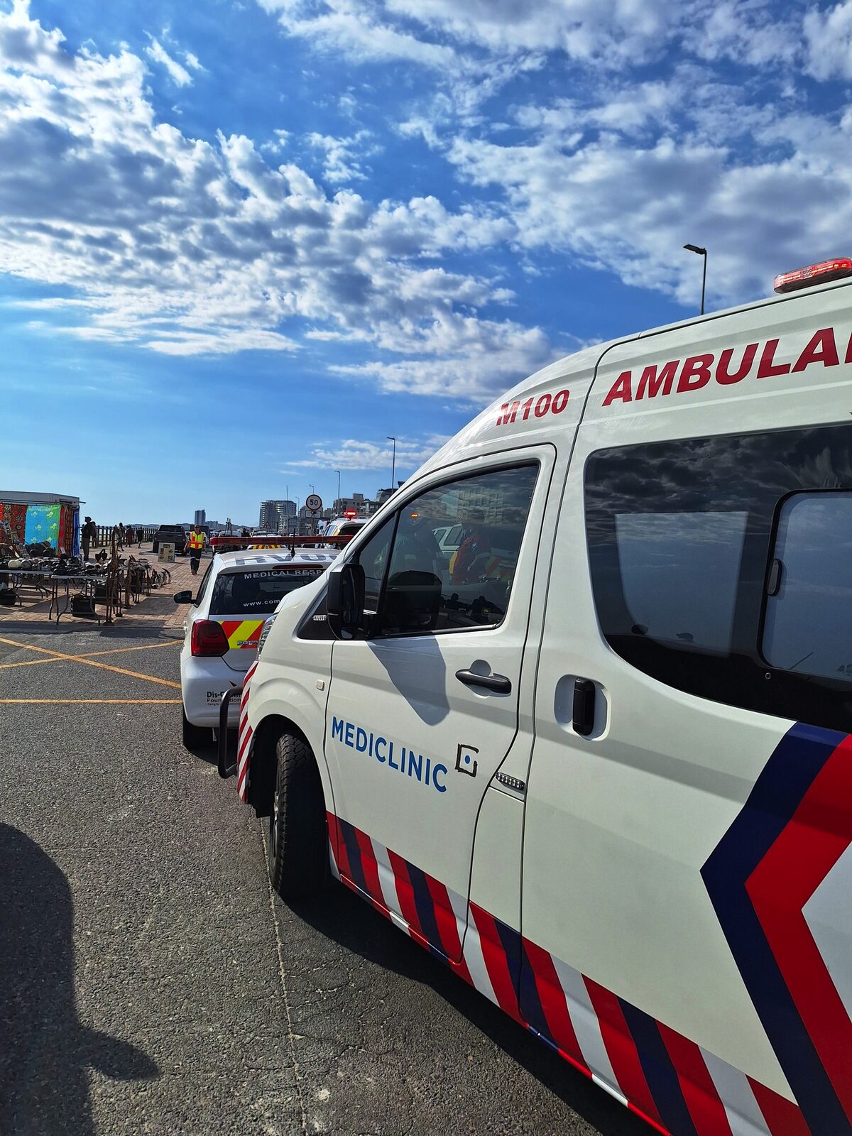 Community Medics on scene.