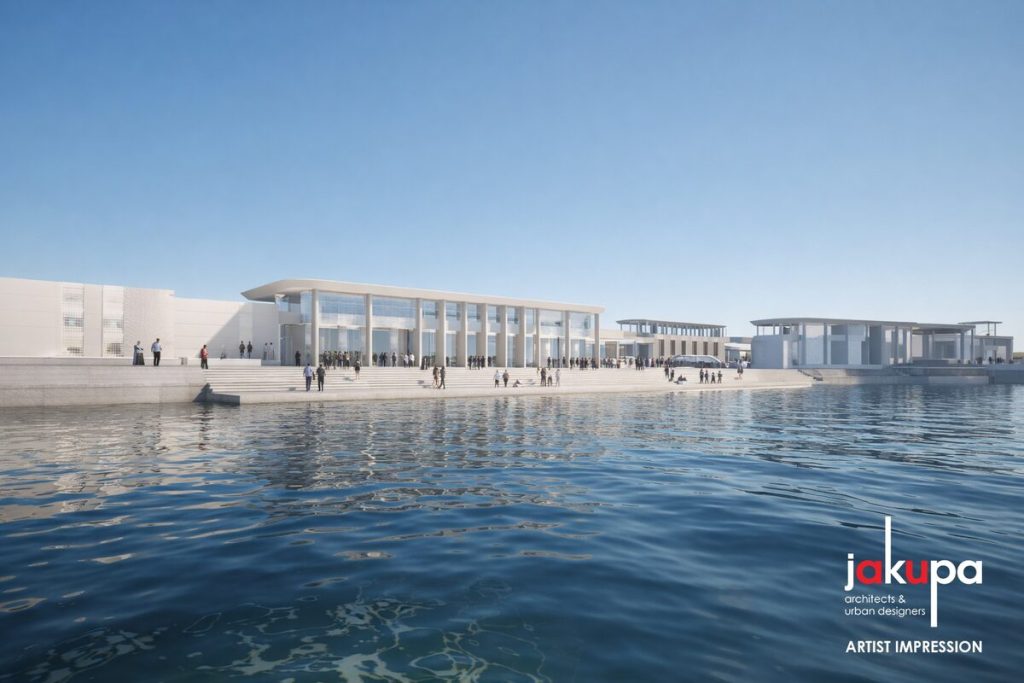 An artists impression of what the upgraded pavilion is projected to look like.