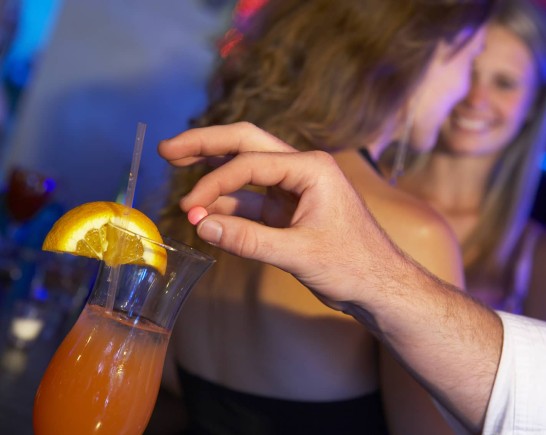 Never leave your drink unattended - drink spiking can happen to anyone in social settings.