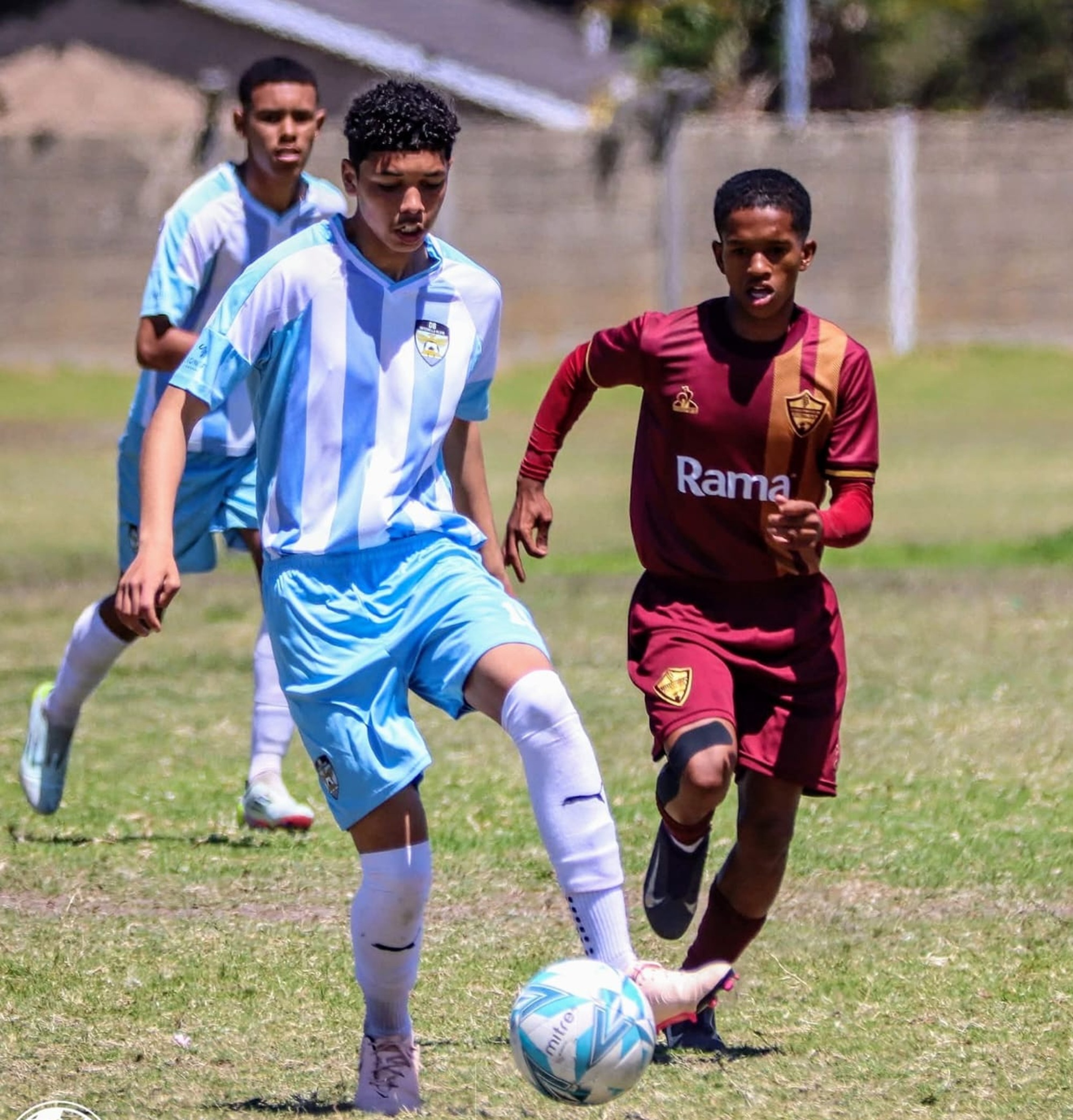 Zac Roberts of Rocklands, in front, is raising funds to compete in an international tournament.