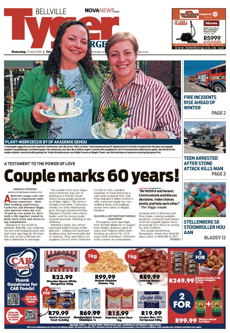 TygerBurger | Bellville | E-edition | 15 April 2026