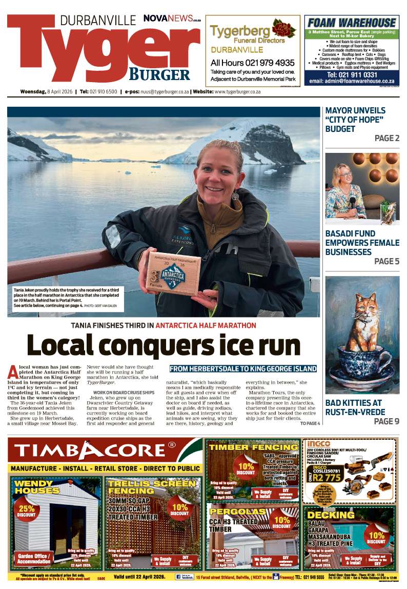 TygerBurger | Durbanville | E-edition | 08 April 2026
