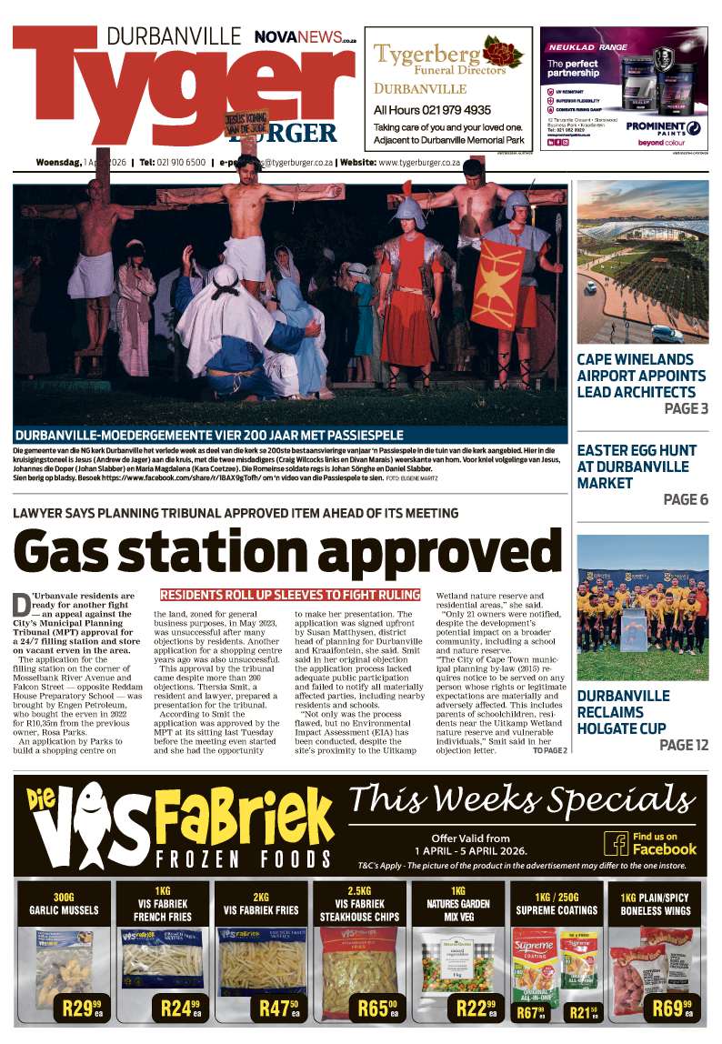 TygerBurger | Durbanville | E-edition | 01 April 2026