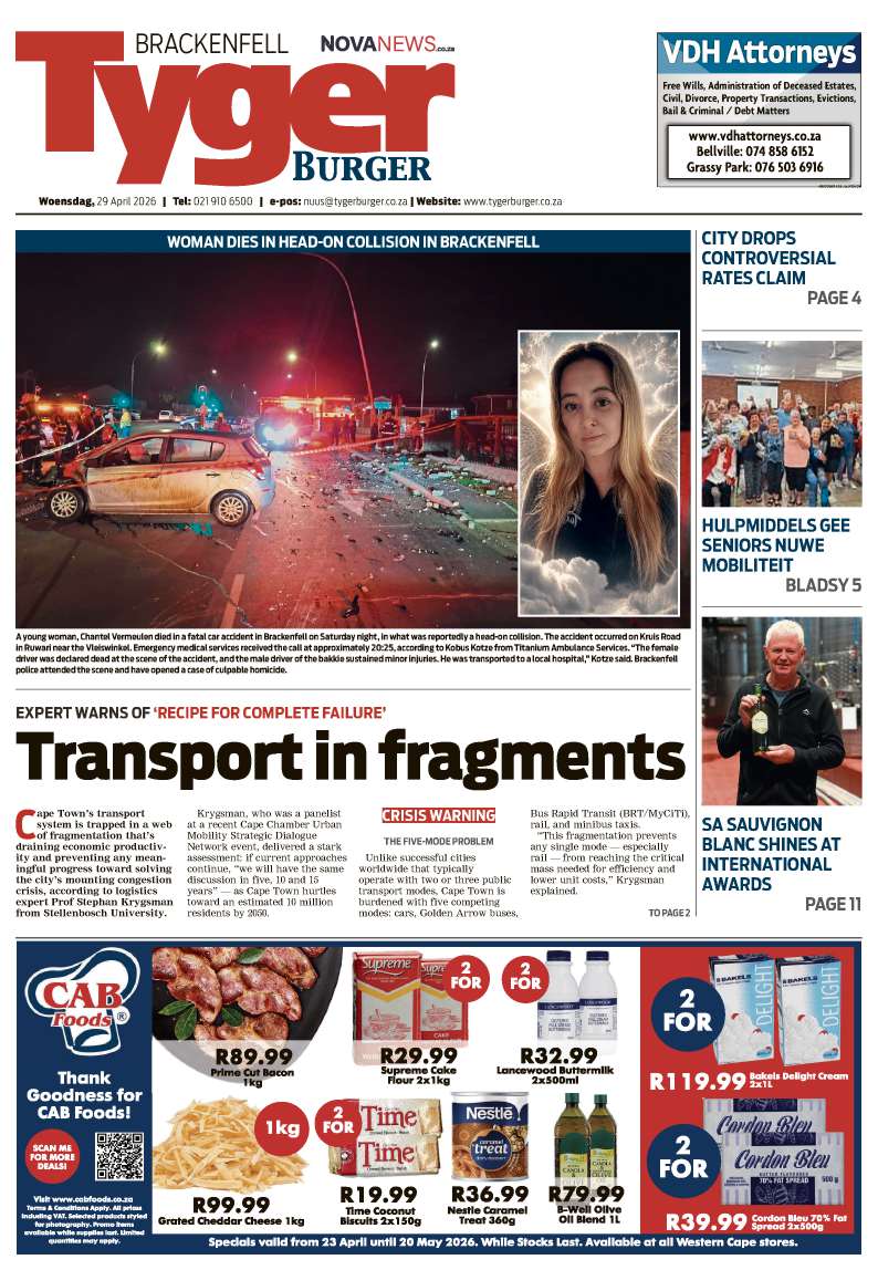 TygerBurger | Brackenfell | E-edition | 29 April 2026